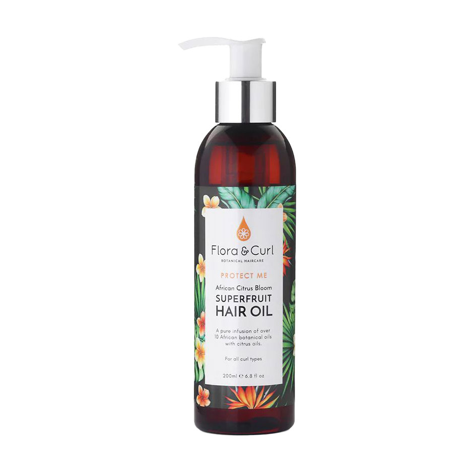 Олія для волосся Flora &amp; Curl Protect Me African Citrus Superfruit Hair Oil, 200 мл